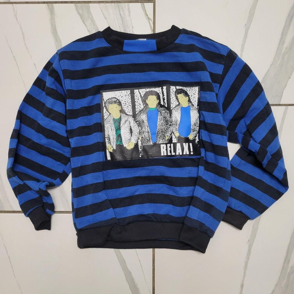 Unbranded Black and Blue Sweatshirt